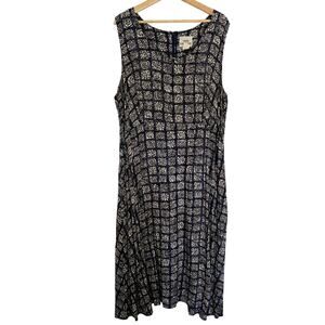 Vintage Dress Excellent flowy maxi summer dress sleeveless women's 24W rayon